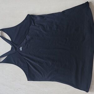 Alo Black Tank Top